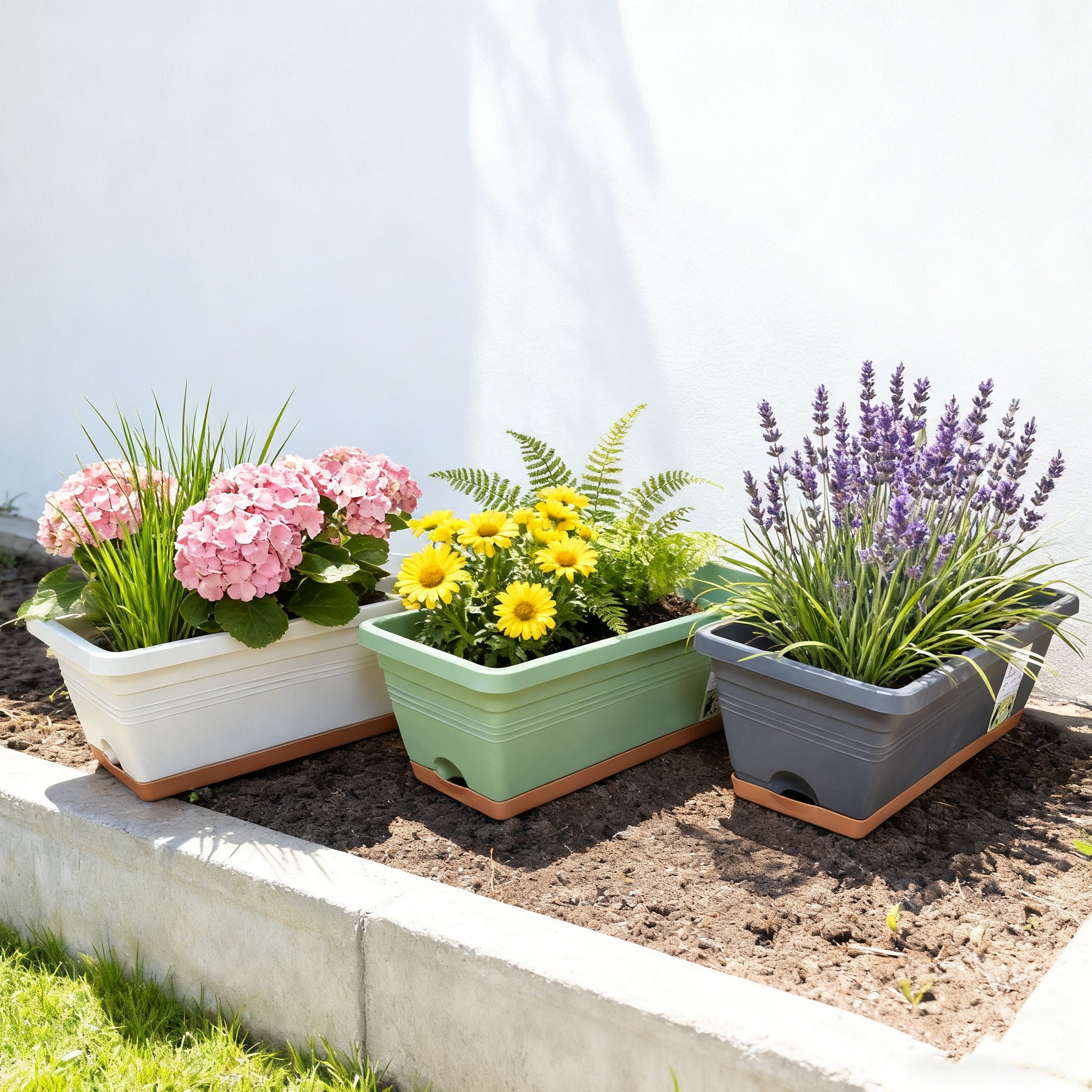 Rectangular Resin Flower Planter – 我的商店